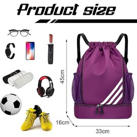 LÍMITE-MX Bolsas de Cuerdas para el Gimnasio,Mochila Deportiva con Cordón,Mochila de Cordón,Repelente al Agua Bolsa de Natación de Nylon Mochila Cuerda para el Gimnasio ​​libros Deporte Yoga