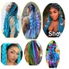 Braids Extensions, Blue, Pack of 3, Jumbo Braid Extensions, 24
