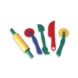 Zubehörset, Werkzeugset für Knetmasse, 5 Teile, 22cm-95251