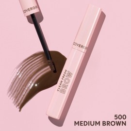 CoverGirl Clean Fresh Brow, 500 Medium Brown, Eyebrow Gel, Long-Lasting, Vegan Formula, Natural Looking, Easy to Apply, Doesn't Smudge, 0.18oz
