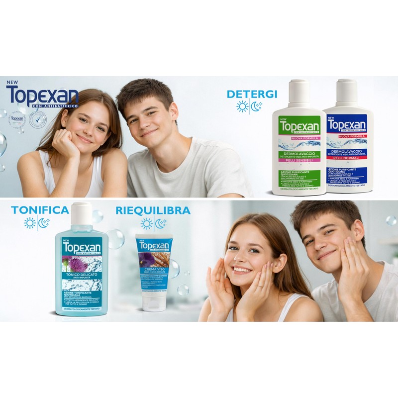 TOPEXAN Purificante p.normali 150 ml. - Facial creams and masks