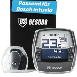 Besudo Protective Case Set Suitable for Bosch Intuvia Display and Control Unit - Screen Protector Controler Unit Cover Protection Cover Against Scratches Impacts - 017-K-Set-New