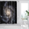 Spiral Nebula Fabric Shower Curtain for Bathroom -120GSM Lightweight Yet