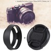 Ttartisans 43mm Black Metal Lens Hood with Plastic Lenses for