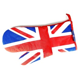 Oven Gauntlet - Union Jack, Single Oven Glove with Union Jack Print
