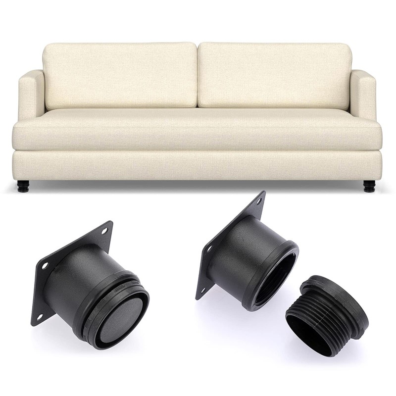 BTSKY 8Pcs 2 Inch Adjustable Height Furniture Legs Feets -
