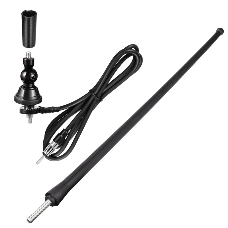 Eightwood Marine Boat Radio Antenna 16 Inch, Rubber Duck Flexible