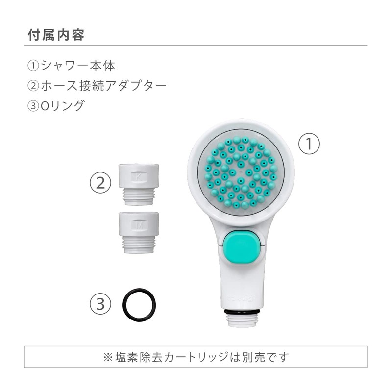 Takagi JSB027GY Pet Shower Head, White