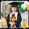 Silkfly 7 Pcs Unisex Matte 2024 Kindergarten Preschool Graduation Gown
