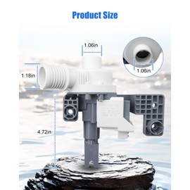 W11396717 W11263349 Washer Drain Pump Compatible with Whirlpool Kenmore Maytag, Washing Machine Water Drain Pump Replace 4960510 AP6974116 PS12731177 EAP12731177