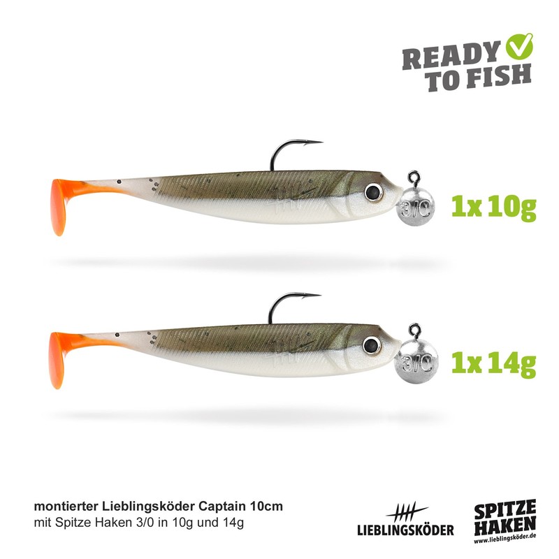 Lieblingsköder Captain Action Pack 10 cm