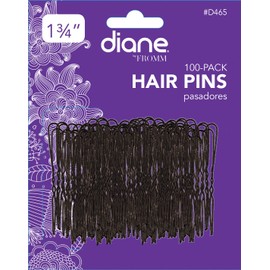 Diane - Horquillas para el pelo, 1 34 pulgadas, color negro, 100tarjeta.