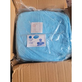 DUKAL 100ct Bouffant Caps 214 " Nurse’s for Nurses Blue Polypropylene