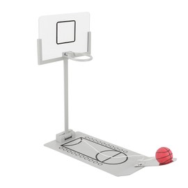 Miniature Office Desktop Ornament Decoration Basketball Hoop Toy Board Game for Basketball Lovers