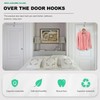 PRETYZOOM Double Sided Over The Door Hooks. Towel Hanger for