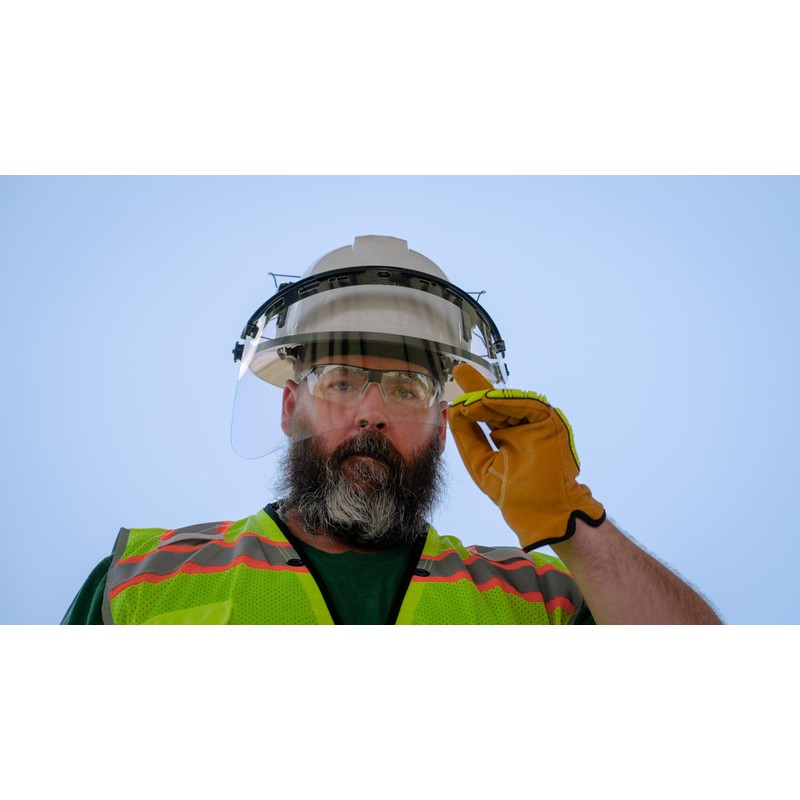 Pyramex Black Full Brim Hard Hat Adapter