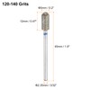 sourcing map 20pcs 120-140 Grits Diamond Grinding Bit 5mm Cylindrical