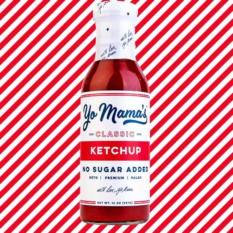 Yo Mama's Foods Classic Ketchup 14 oz (Pack of 6)