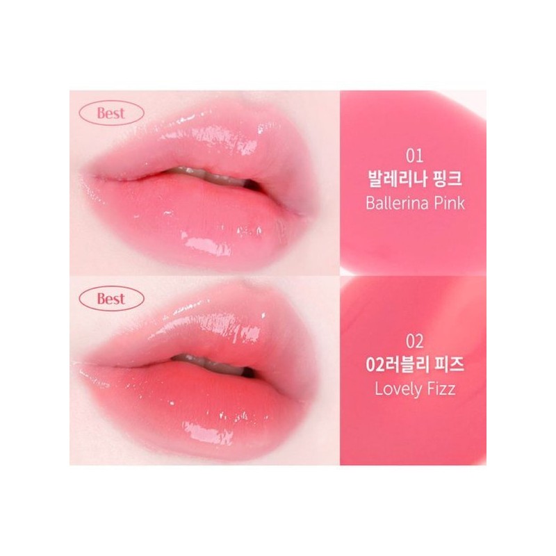 1+1 듀이 오버 립글로스 3g 6종/겨울쿨톤 립밤 립틴트 립글로즈 1+1