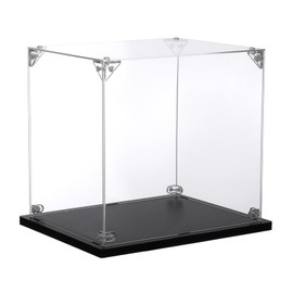 MECCANIXITY Acrylic Display Case, 8x6x6 Inches Clear Display Box Assemble Dustproof Display Box Storage Organizer for Collectibles Action Figures