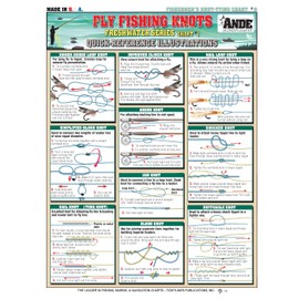Fly Fishing Knots #5 (Freshwater Series #1) - Waterproof Guide to 18 Essential Fly Knots | Portable & Built to Last | Double-Sided Easy to Read Diagrams | Fishermen's Fly Fishing Knot Tying #5