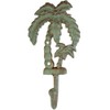 Nelatao Palm Tree Cast Iron Wall Hooks Outdoor Towel Hooks