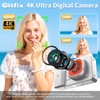 4K Digital Camera, White, Pack of 1