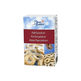 Dansukker Parlsocker Coarse Pearl Sugar (500g) - Pack of 2