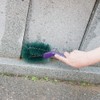 Azuma Brush, Tombstone Corner Washing Brush, Total Length: Approx. 28