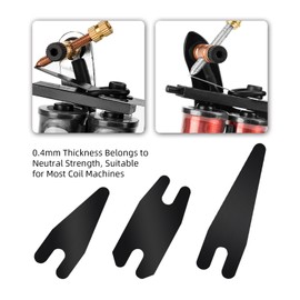 BAMTTOO 24pcs Black Tattoo Spring Tattoo Machine Springs Set Front Back Rear Tattoo Machine Repair Springs Tattoo Parts Supplies Kit for Tattoo Artist Tattooists