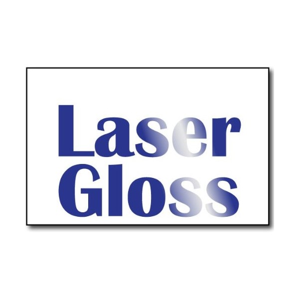 5.5" x 8.5" Paper - Laser Gloss Finish - Half Letter Size Blank Cardstock for Laser Printers (250 Sheets)