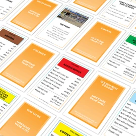 MONOPOLY Board Game - Huntington Beach Edition: 2-6 Players Family Board Games for Kids and Adults, Board Games for Kids 8 and up, for Kids and Adults, Ideal for Game Night