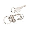 TROIKA Key Ring with 3 Key Rings in 2 Sizes