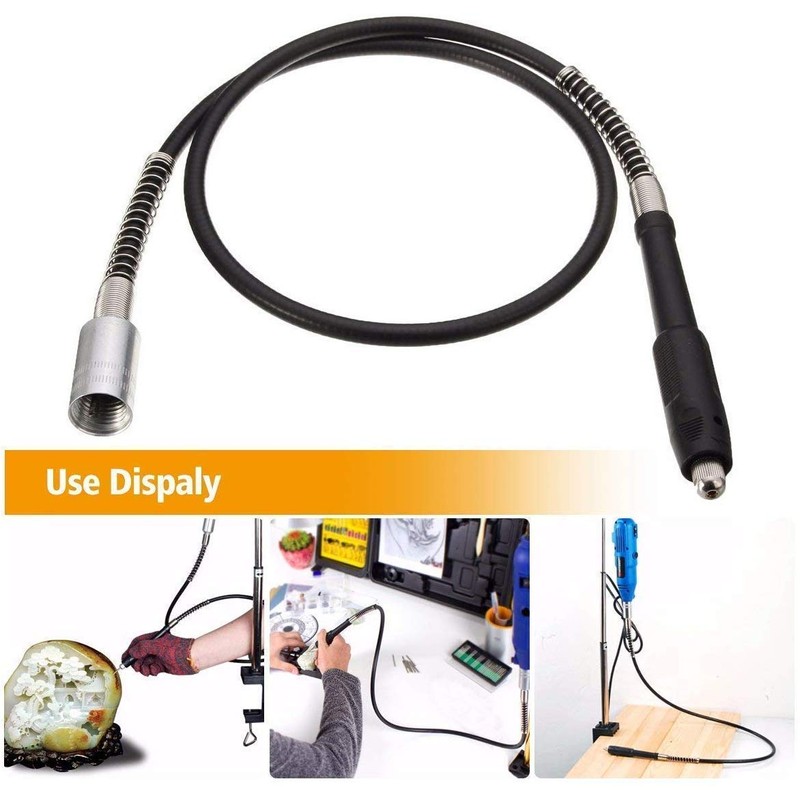 Flexible Multi-Purpose Extension Compatible with Dre-Mel Wen Roybi Drill, Rotary