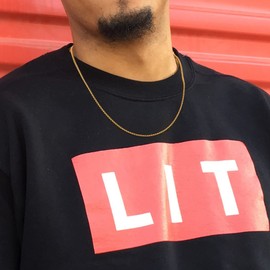 OCHCOH Gold Chain for Men Gold Necklace, 18 Inch Gold Necklace for Men 18K Gold Plated Chain for Men 2.5mm Mens Gold Necklaces for Mens Jewelry Gold Box Chain Necklace for Men Mens Gold Chain