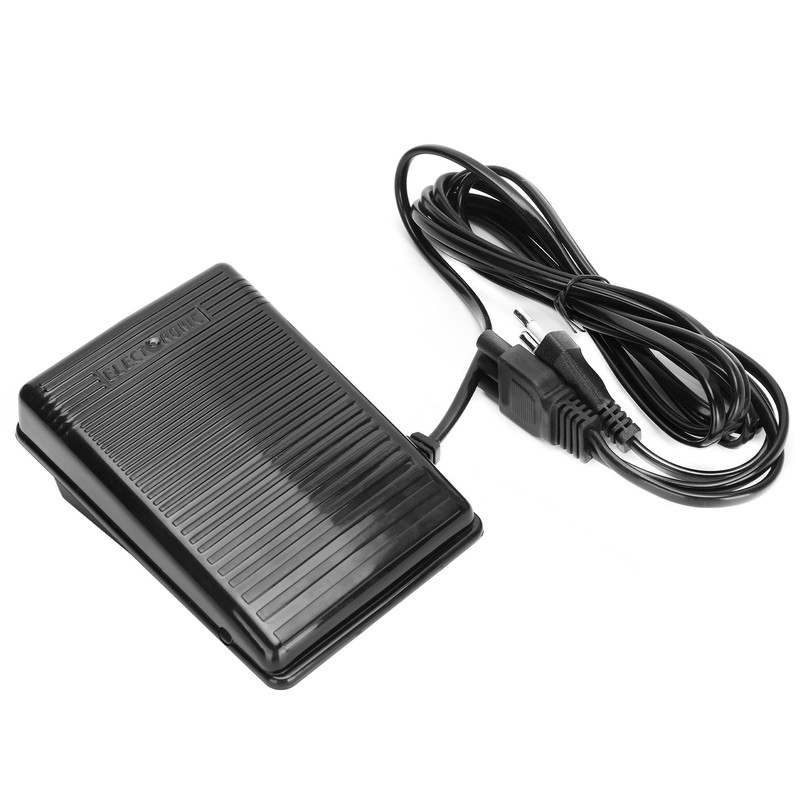 Foot Pedal 3‑Hole Round Pin with Power Cord Multifunctional Household