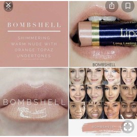 LipSense Lipstick by SeneGence Shade “Bombshell” Full Size! IRVINE FORMULA