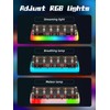 FEIFANZHE RGB Lighting Powered USB-C Docking Station, 9 Port Voice