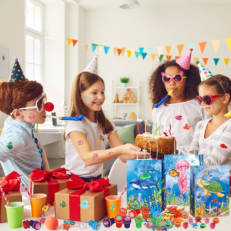 Threan 200 Pcs Under the Sea Party Favors for Kids