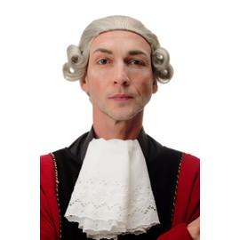 WIG ME UP - F2588-51 Wig Quality Men's Carnival Theatre Baroque Lord Edelmann Noble Grey