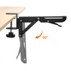 QWORK® Set of 2 Desk Extension Brackets with Table Mounting