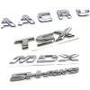 Chrome Letters TSX Badge Emblem Logo Decal Replace Fit for