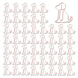 Lowats Paper Clips Dog Pack of 50 Dog Paper Clips Cartoon Paper Clips Motif Cartoon Bookmark Paper Clips Funny Paper Clips Metal Paper Clips Creative Bookmark