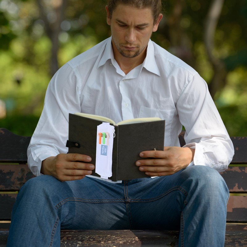 JJUNW Pen Holder for Notebook, Portable Pencil Bag Small Pen