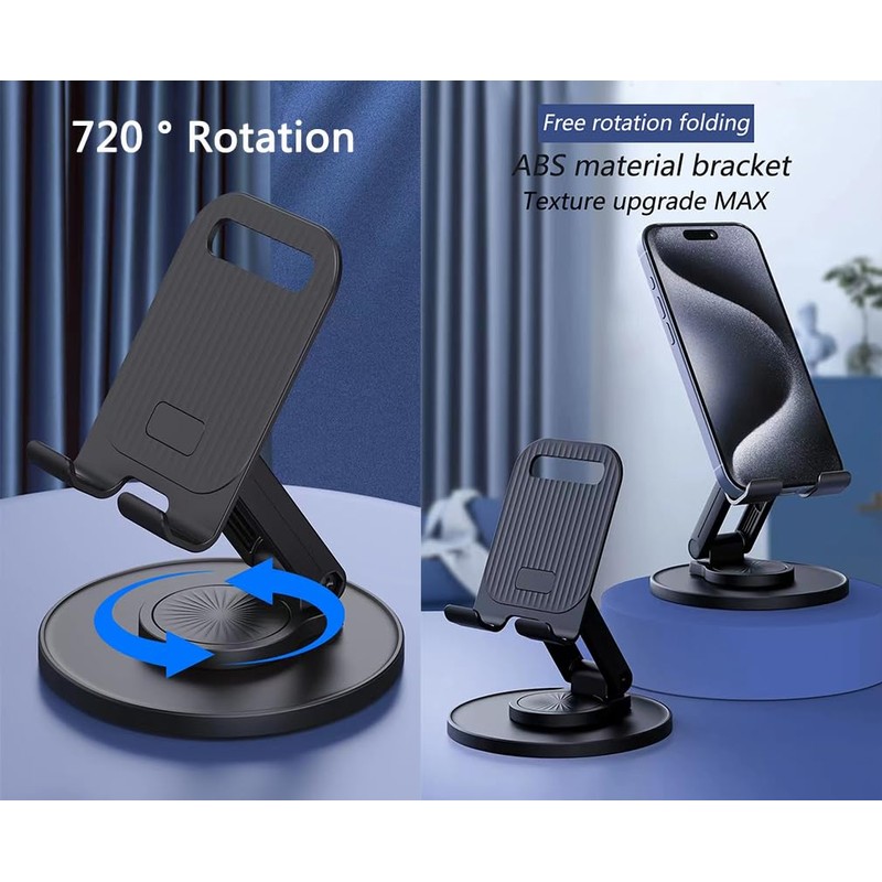 JXBCGAL Tablet Holder, Adjustable, Non-Slip, Foldable and Mobile, Suitable for