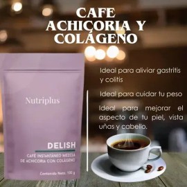 2 Pz Farmasi Cafe Instantaneo Mezcla Achicora Y Colageno                                                                                              