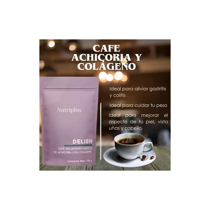2 Pz Farmasi Cafe Instantaneo Mezcla Achicora Y Colageno