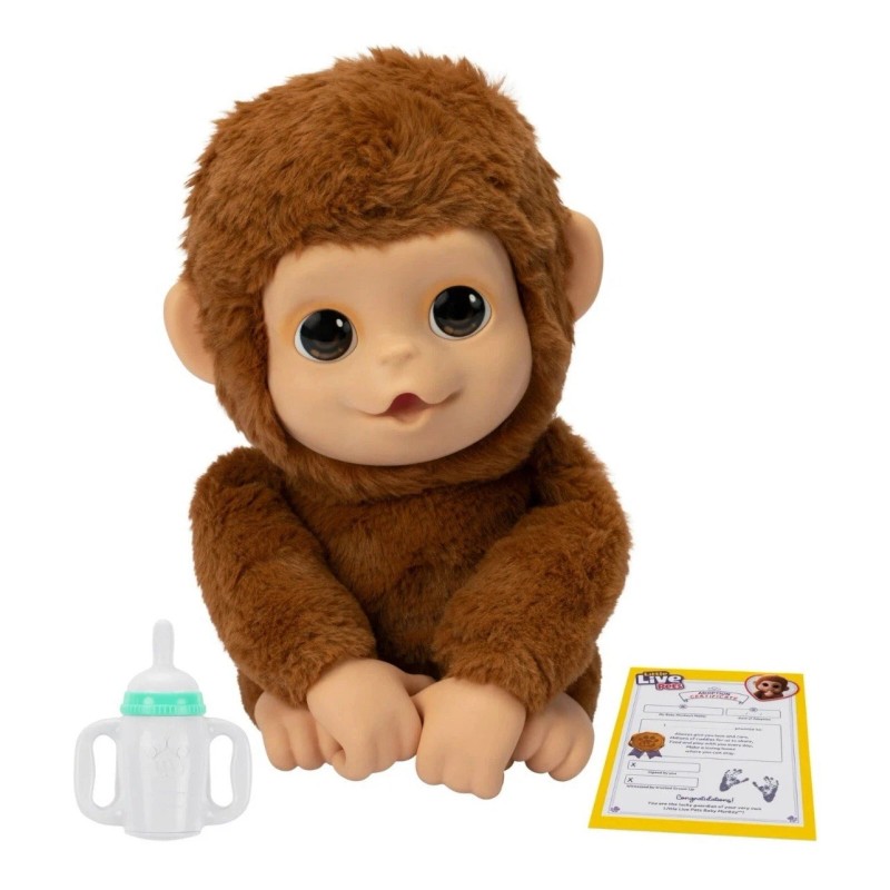 LITTLE LIVE PETS My Baby Monkey Mango, 50+ Sounds and
