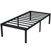 EMODA 18 Inch Twin Bed Frame No Box Spring Needed,