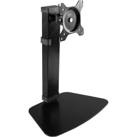 VIVO Pneumatic Free Standing Single Monitor Desk Stand, STAND-V001V, Up to 32in